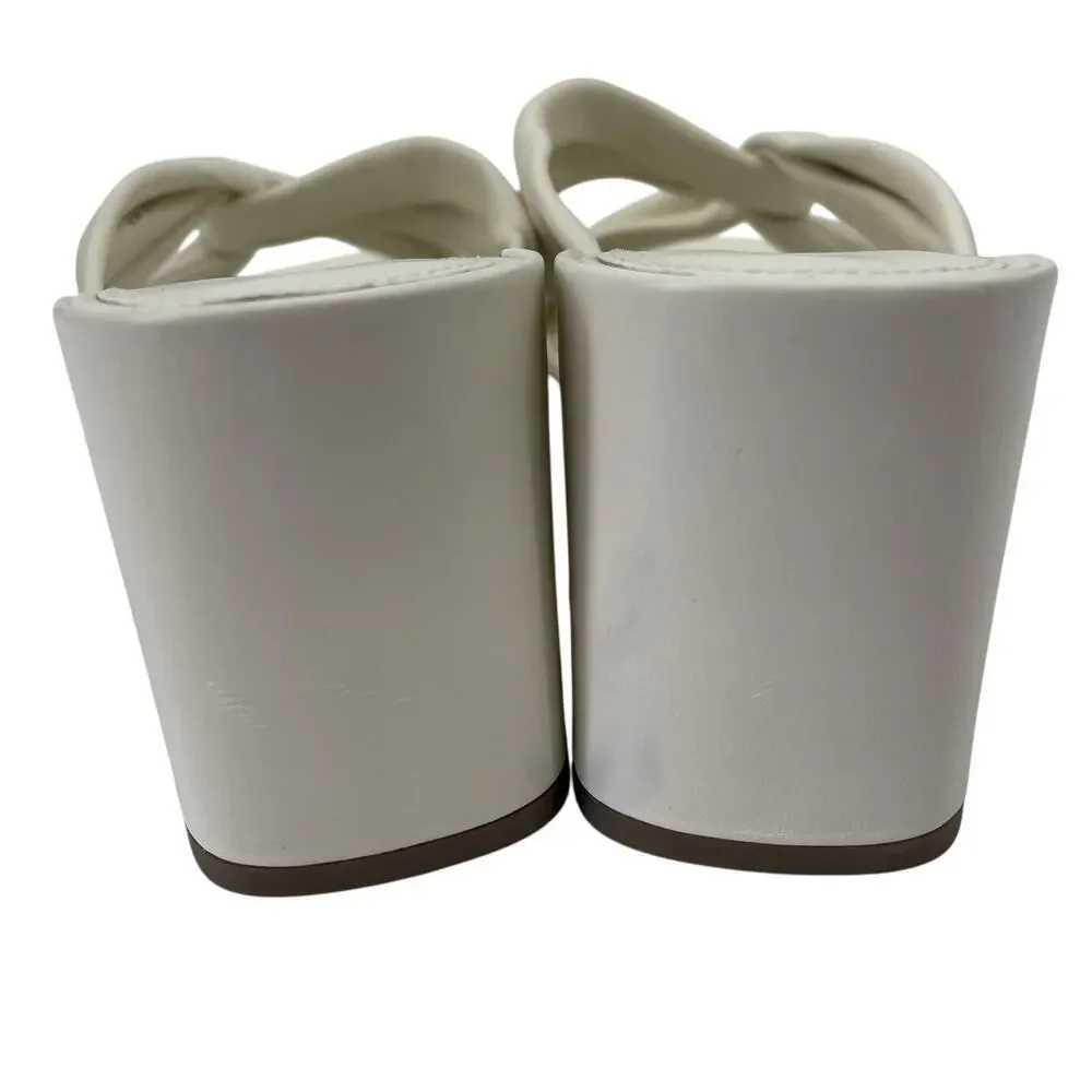 Everlane The Day Twist Heel in White Size 9.5 Summer